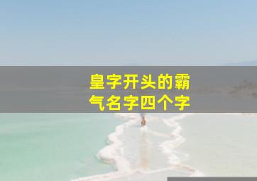 皇字开头的霸气名字四个字