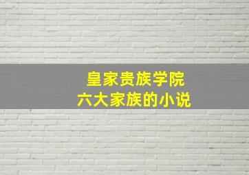 皇家贵族学院六大家族的小说