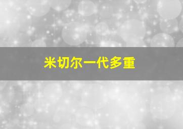 米切尔一代多重