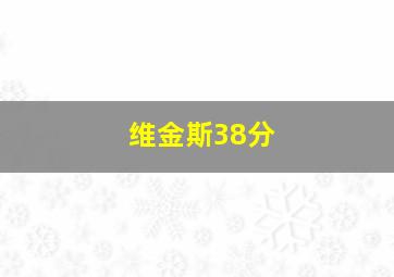 维金斯38分