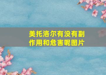 美托洛尔有没有副作用和危害呢图片