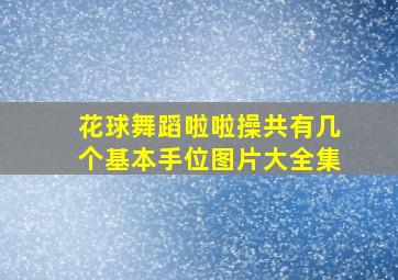 花球舞蹈啦啦操共有几个基本手位图片大全集