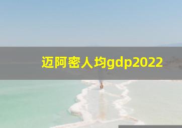 迈阿密人均gdp2022