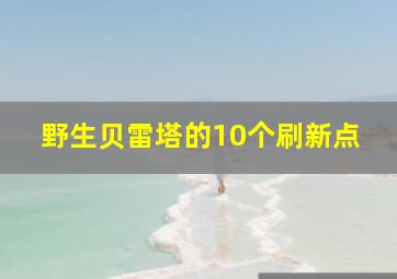 野生贝雷塔的10个刷新点