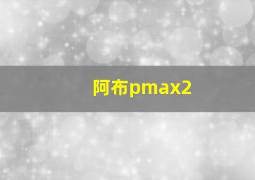 阿布pmax2