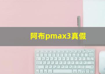 阿布pmax3真假