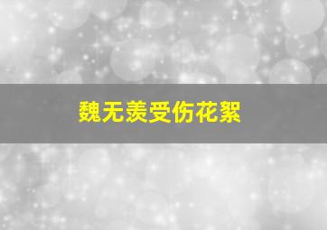 魏无羡受伤花絮