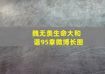 魏无羡生命大和谐95章微博长图