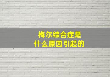 梅尔综合症是什么原因引起的