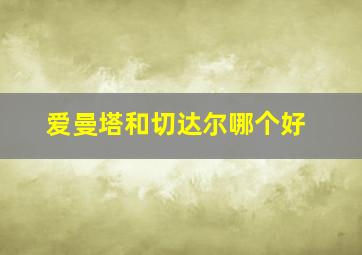 爱曼塔和切达尔哪个好