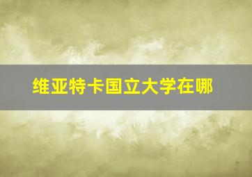 维亚特卡国立大学在哪